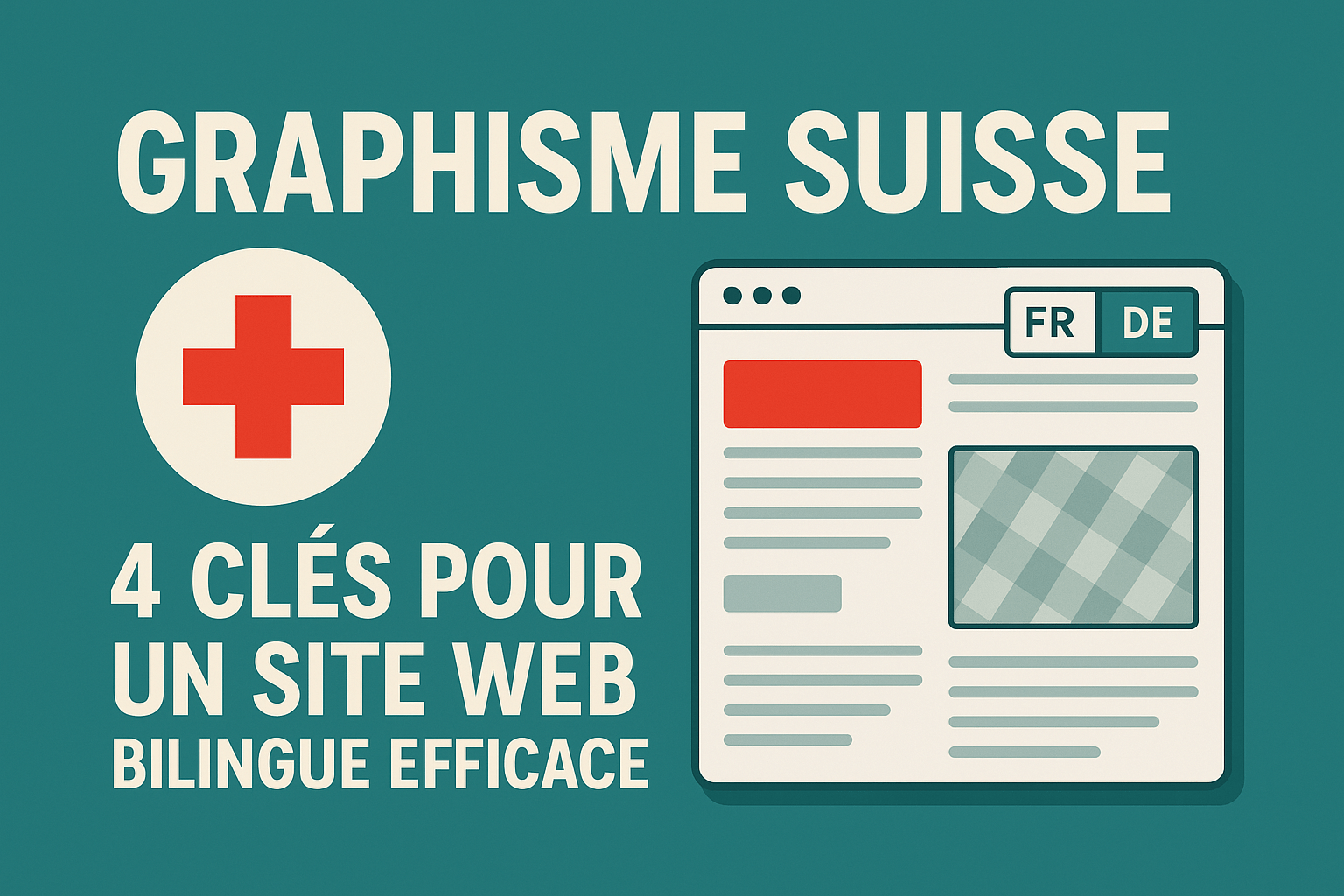 Graphisme suisse  4 clés pour un site web bilingue efficace